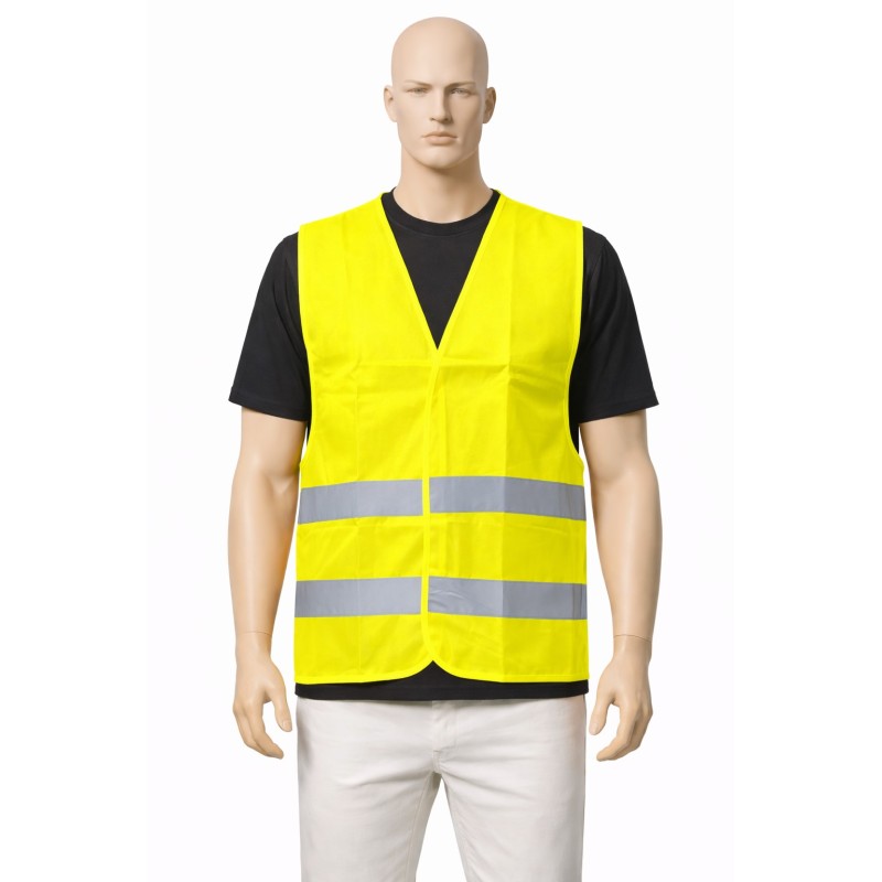 Γιλέκο Ανακλαστικό με Ταινία Κίτρινο – Υψηλής Ορατότητας για Επαγγελματική Χρήση