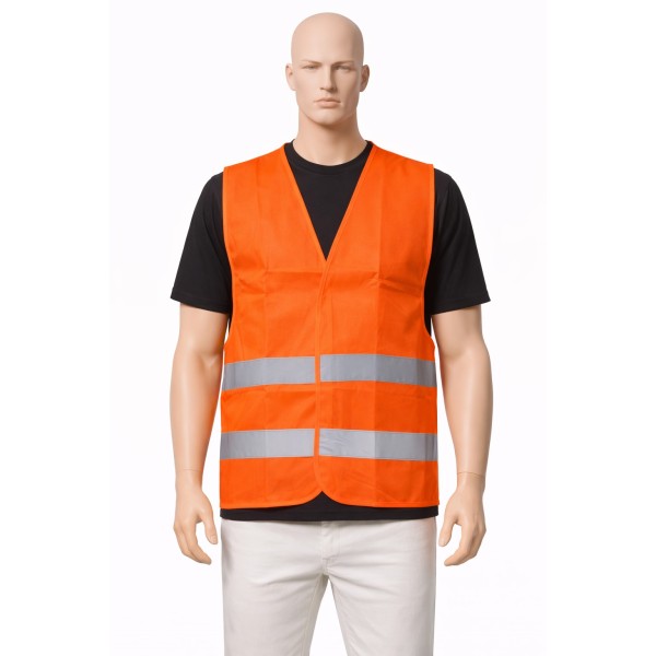 Γιλέκο Ανακλαστικό με Ταινία Κόκκινο – Υψηλής Ορατότητας για Επαγγελματική Χρήση