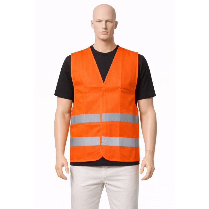 Γιλέκο Ανακλαστικό με Ταινία Κόκκινο – Υψηλής Ορατότητας για Επαγγελματική Χρήση