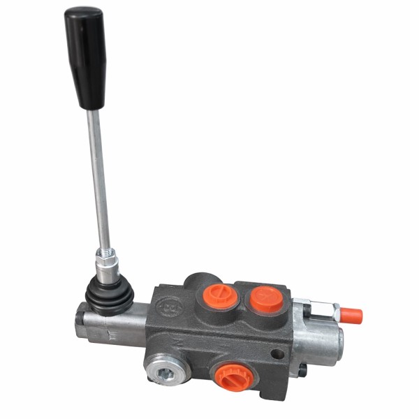 Υδραυλικό Χειριστήριο Μονομπλόκ Διπλής Ενέργειας 40L/min – Ελατηριωτό 1 Λεβιέ (Control Valve)