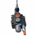 Υδραυλικό Χειριστήριο Μονομπλόκ Μονής Ενέργειας 40L/min – Ελατηριωτό 1 Λεβιέ (Control Valve)