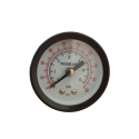Μανόμετρο απλό Φ50 με οριζόντιο σπέιρωμα 1/8 και πίεση από 0 έως 12bar